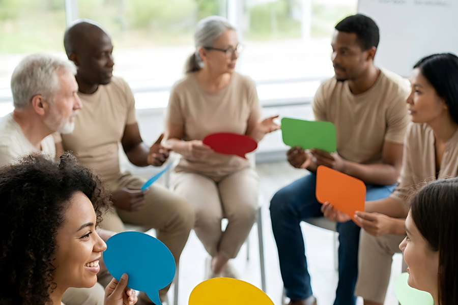 Therapy workshop session